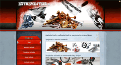 Desktop Screenshot of extremesteel.sk